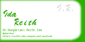 ida reith business card